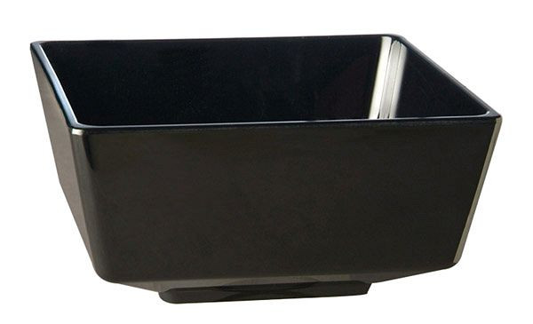 APS schaal -FLOAT-, 5,5 x 5,5 cm, hoogte: 3 cm, melamine, zwart, 0,03 l, verpakking: 36 stuks, 83911