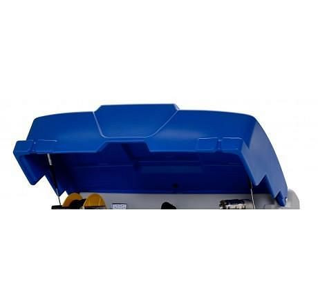 Cemo klapdeksel blauw, met gasdrukveer en, 10437