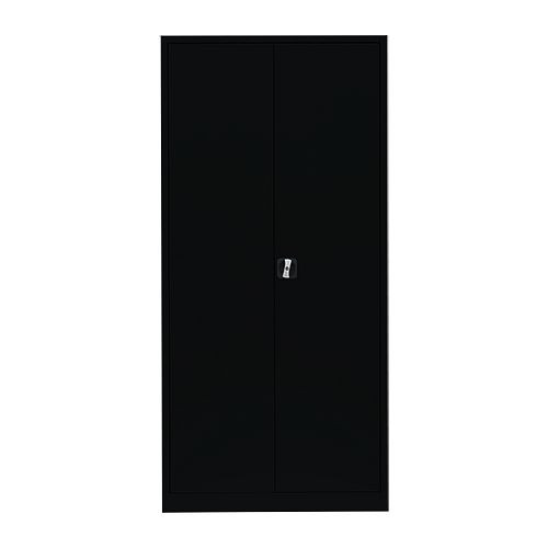 Lüllmann archiefkast/vleugeldeurkast, 1950 x 920 x 420 mm, gitzwart/gitzwart, 530349