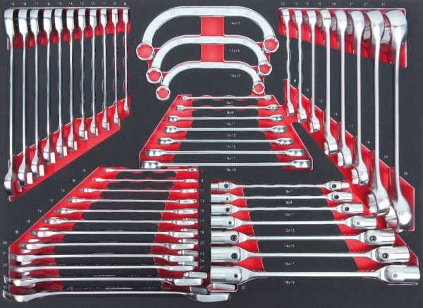 KS Tools SCS sleutelset, 48-delig in 1/1 systeeminzet, 711.0048
