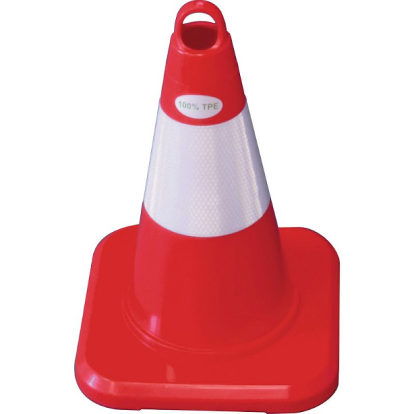 Stein HGS HGS verkeerskegel van zacht PVC, 320 mm, 1 strook / 0,64 kg, 12379
