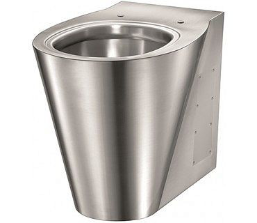 KEMMLIT wandtoilet Opti, topkwaliteit, RVS, tijdloos, 251.705