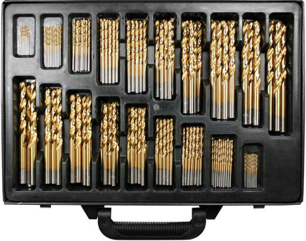 SW-Stahl spiraalborenset, HSS-G TIN, 170-delig, 80210L
