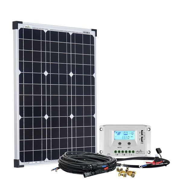 Offgridtec basicPremium-S 50W zonnesysteem 12V/24V, 4-01-002620