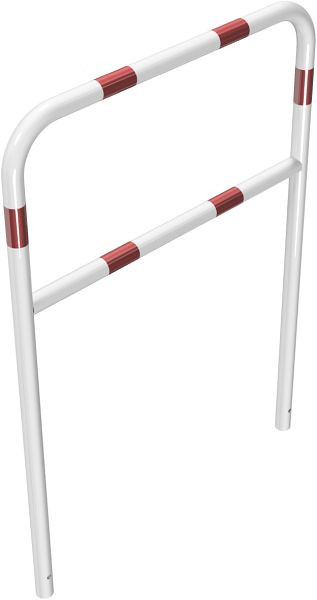 Schake buisbeugel van stalen buis Ø 48 x 2,5 mm met dwarsbalk voor inzetting in beton, totale breedte 1000 mm, totale hoogte 1400 mm, gecoat, 448_32B