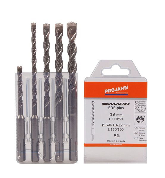 Projahn klopboormachine Rocket 3 SDS-plus cassette 5 stuks 6-12 mm, 83045