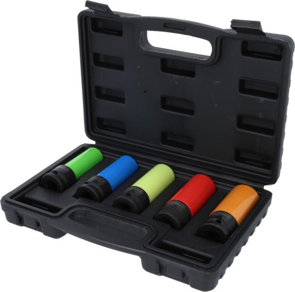 KS Tools 1/2" aluminium slagdoppenset robuust, 5-delig, 515.0870