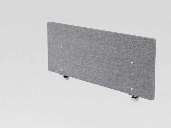 Hammerbacher akoestische scheidingswand 120cm, grijs gevlekt, 119,5x2,7/5x50 cm (BxDxH), VARW12/5