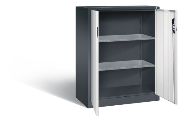 C+P gereedschapskast Acurado, H1200xW930xD500mm, kleur: zwartgrijs/lichtgrijs, verzonken handgreep, 8521-000 S10156
