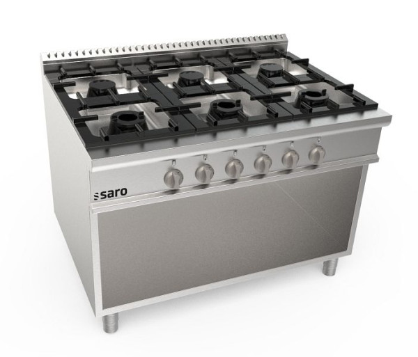 Saro gasfornuis open basis 6 branders LQ, 423-8010