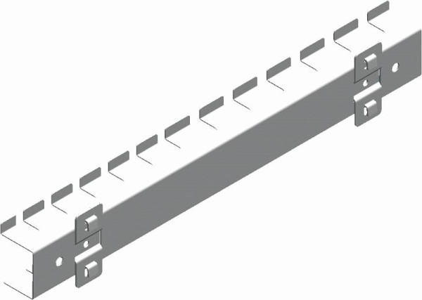 Kunzer gereedschaphouder L370xB48xH33,5mm voor achterwandperforatie 10x10mm, WES1703.1