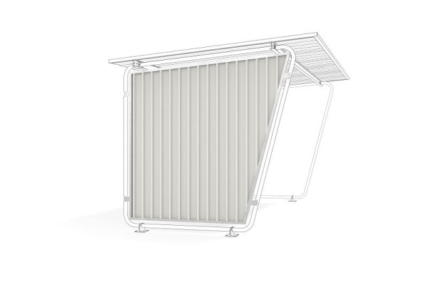 WSM zijwand voor Siegen S16 - S19 trapeziumplaat links, 102001835