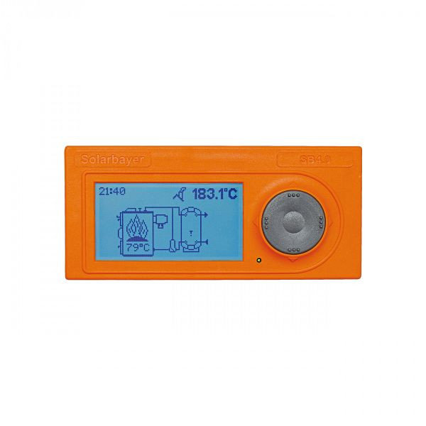 Solarbayer display met bedieningseenheid AK 4000D HW2 voor houtketels uit de HVS E / LC-serie, 390301701