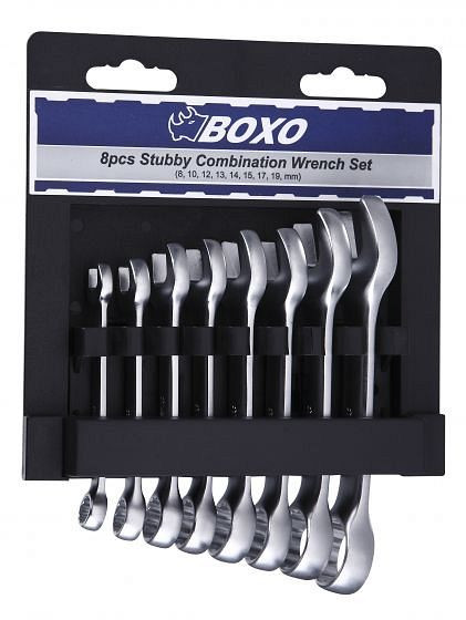 Boxo mini-steeksleutelset, 8 stuks, VE: 10 stuks, B-S0008