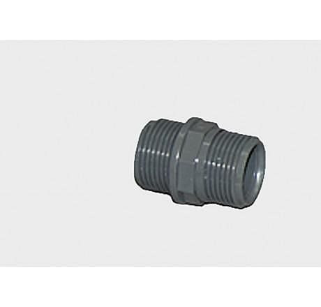 Cemo PVC dubbele nippel R1", 1527