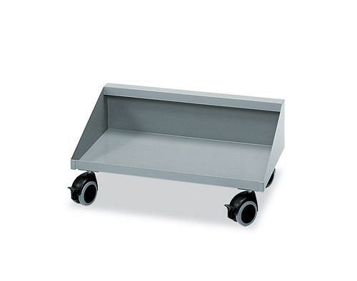 DENIOS Rollwagen aus Stahlblech, für 4 x 15 Liter oder 2 x 30 Liter Sammelboxen, grau, 116009