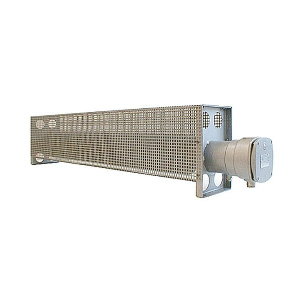 Schultze RiRo Ex 500-LK Ex ribbenbuisverwarmer, geverfd met beschermende kooi, 500W 230V, T3, IP66, EX 0500-LK