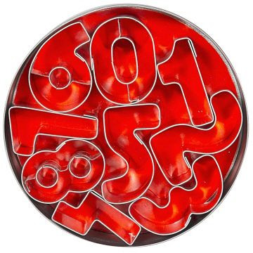 Contacto Uitsteekvormpjes 'Numbers' set met cijfers 0-8, 614/010