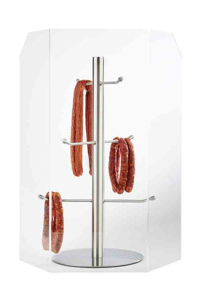 APS hygiënebescherming, 15 x 20 x 15 cm, hoogte: 50 cm, acryl, s 3 mm, ideaal voor pretzelstandaards, 11558