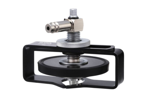 Universele adapter SW staal voor ontluchten, aansluiting 90° haaks, 01491L