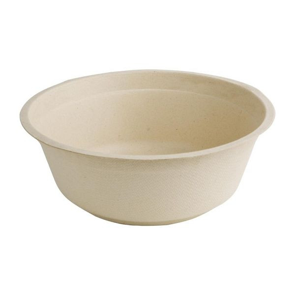 Fiesta Composteerbare composteerbare bagasse kommen vierkant bruin 950ml (50 stuks), FC544
