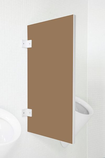 KEMMLIT standaard urinoirschot Novara van houtmateriaal Burano bruin, 15120019