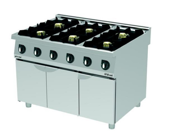 gel-o-mat Gas-Tischherd 45,0 Kw, GO Cook 900, CCS1290G