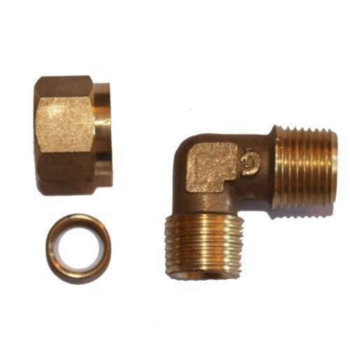 AEROTEC hoekbeugel 3/8 inch AG - 10,2 mm buis - 90 graden - met knijpring, 9053159
