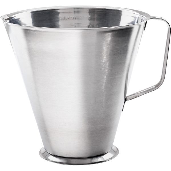 Stalgast maatbeker van roestvrij staal, 2 liter, KK1204200
