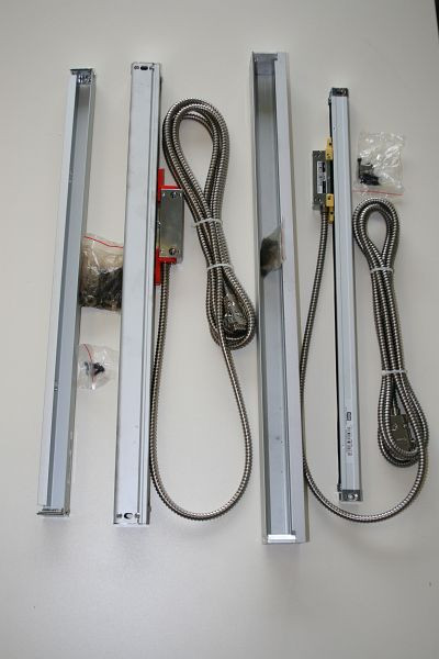 ELMAG glazen meetstok model KA 300/420 voor digitale positieweergave SINOIP53 slag 420 mm, inbouwlengte 526 mm, 88807