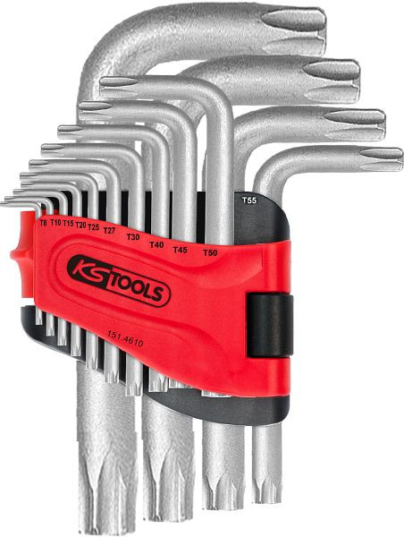 KS Tools Torx Stiftsleutelset, kort, 14-delig, 151.4610