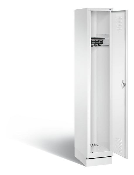 C+P Evolo locker, H1800xB320xD500mm, kleur: verkeerswit, 48020-10 S10463