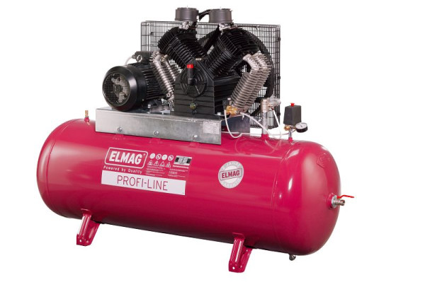 ELMAG compressor PROFI-LINE, PL 1600/10/500 D, met ster-driehoeksysteem, 11036