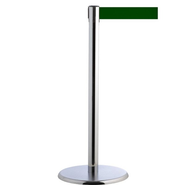Stein HGS HGS personengeleidingssysteem -P-Line Future-, metaal/verchroomd, donkergroen, met riemeindstuk (standaard), riemlengte: 4 m, 15700-1002