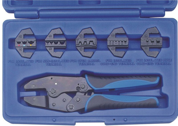Kunzer krimptang met 5 inzetstukken, 6 stuks, 7CZ06