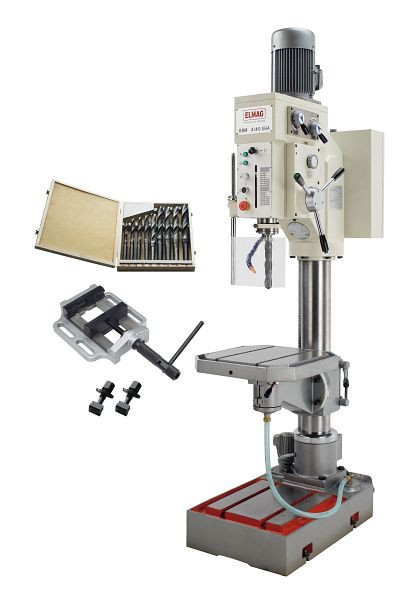 ELMAG kolomboormachine met tandwieloverbrenging, GBM 4/40 SGA - set, 82008