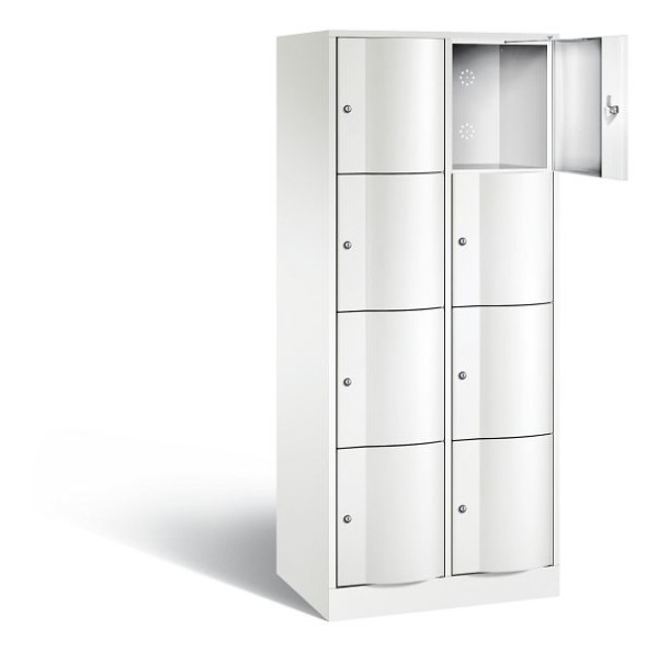 C+P lockerkast Resisto, H1950xB772xD540mm, kleur: verkeerswit, 8470-272 S10133