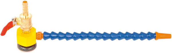 ELMAG magneet met flexibele koelvloeistofslang, segmentlengte, inclusief sproeier 210mm, slangaansluiting Ø 9mm, 16099
