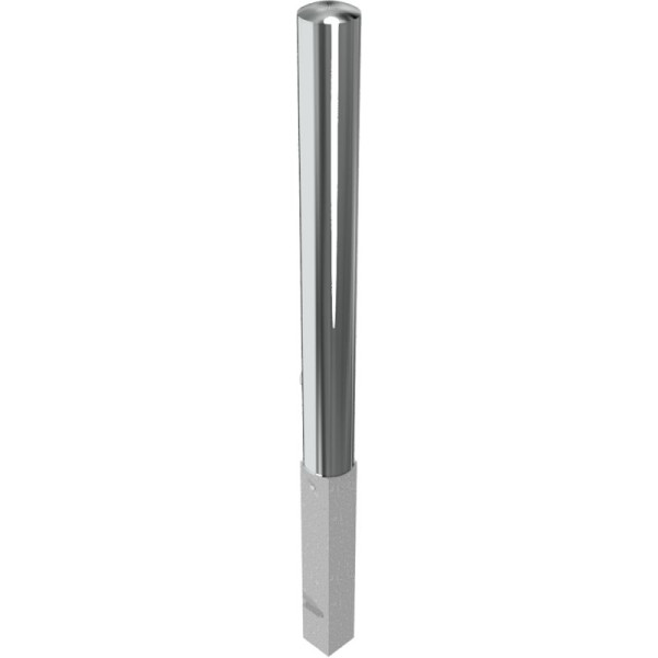Stone HGS afzetpaal -Bollard-, afneembaar, driehoekslot, inclusief grondhuls, volgens DIN 3223, geen oogjes, 40103f