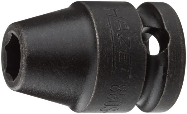 Hazet impact, machine schroevendraaierdop, zeskant, hol vierkant 10 mm, uitwendig zeskant trekprofiel, 7 mm, 880S-7
