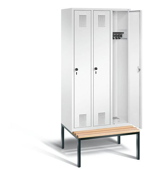 C+P Evolo locker, H2090xB900xD815mm, kleur: verkeerswit, 48050-30 S10502