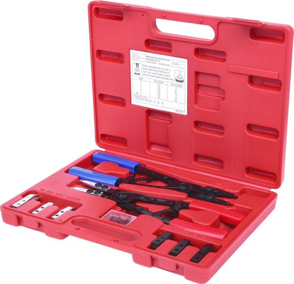 KS Tools griptangenset met ratelfunctie, 20-delig, 500.1350