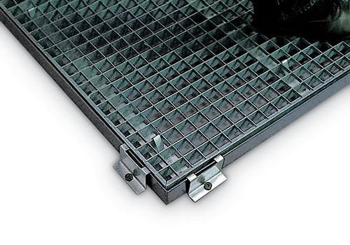 DENIOS randbevestiging van staal voor vloerelementen classic-line, hoogte 78 mm, 115-170