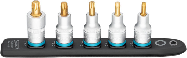 Hazet SmartRail, vierkant, hol 12,5 mm (1/2 inch), binnen TORX® profiel, aantal gereedschappen: 5, 992T-SR/5