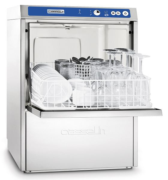 Casselin glazenwasser 400 dubbelwandig met geïntegreerde waterontharder en afvoerpomp, CLVD