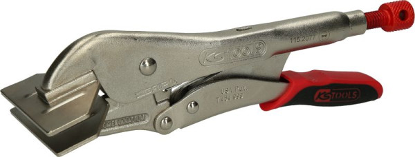 KS Tools platbektang met brede bek en gemakkelijke ontgrendeling, 250 mm, 115.2077
