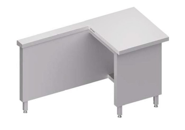 Stalgast kassastation "Free Flow" werkgebied rechts 1400x735x880 mm RVS deksel, FF14134