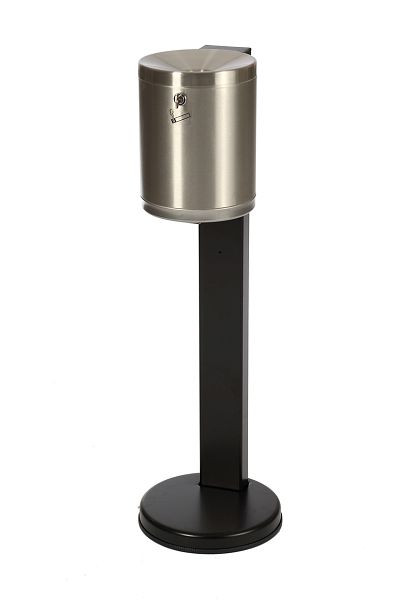 TKG staande asbak RONDO MAXI afsluitbaar RVS geborsteld, 350074