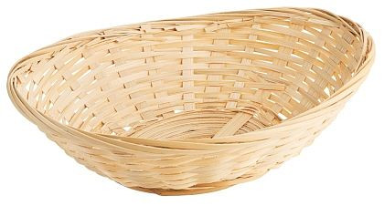 Contacto bamboe mand 23x18x7cm, ovaal, 4885/230