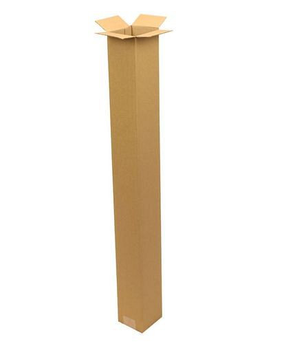 TransPak golfkartonnen vouwdoos 1-wandig, binnenmaat 100 x 100 x 1000 mm, formaat A0, kwaliteit 1.20B, verpakking: 25 stuks, 299200
